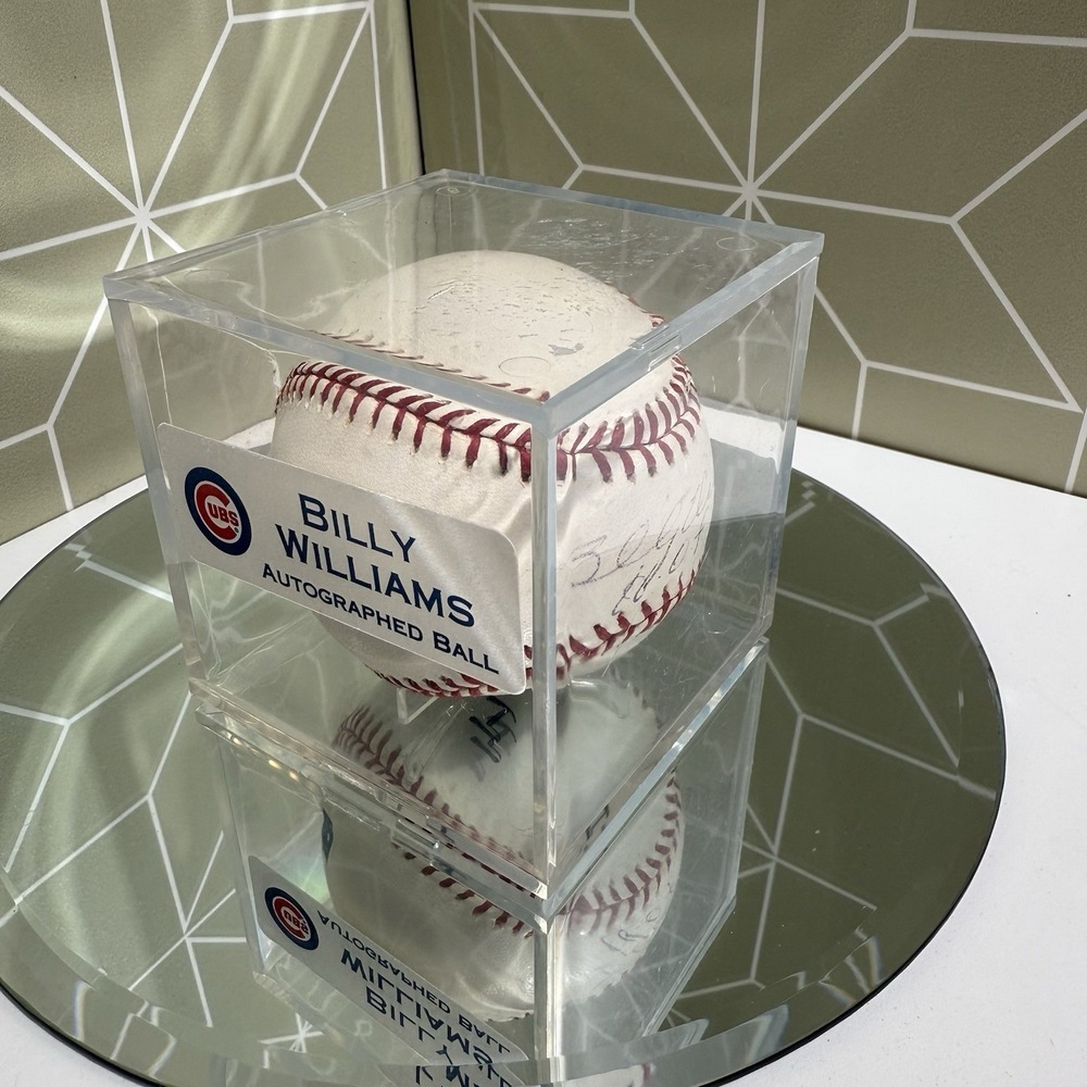 BILLY WILLIAMS SIGNED NATIONAL LEAGUE BASEBALL HOF CUBS - No COA